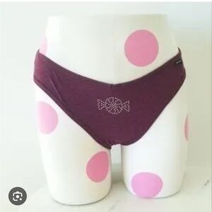 Victoria's Secret PINK Cotton Panty with Candy Logo Design